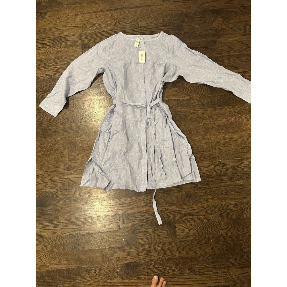 Haven Well Within 100% Linen Shirt Dress XXL 2XL Linen Vaca $118 Retail New